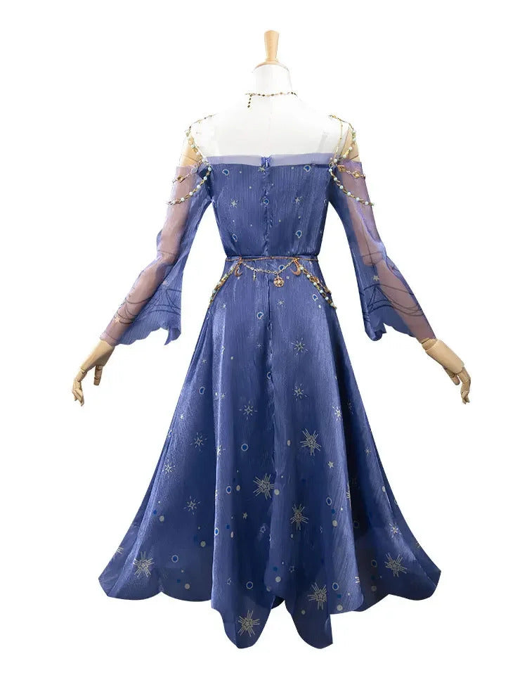 Shusheng-N Game Identity Ⅴ Ada Mesme Psychologist Cosplay Costume Crown headwear glasses props wig dress set Halloween sexy purple uniform