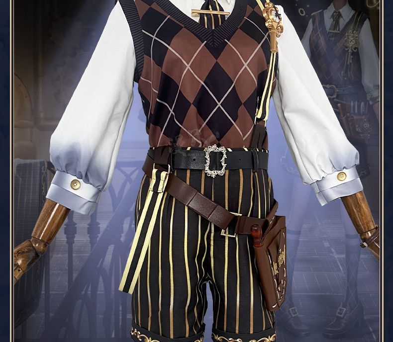 Game Identity V Mechanic Tracy Reznik Cosplay Costume Party Suit Shirt Vest Pants Halloween Uniform Anime Clothes