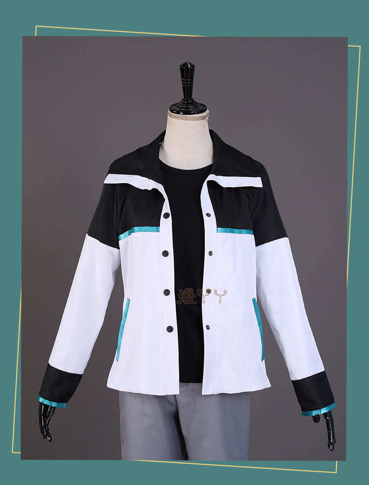 Mayuzumi Kai Cosplay Costume Fancy Outfits Top Pants Coat Vtuber Clothing Halloween Carnival Uniforms Custom Made