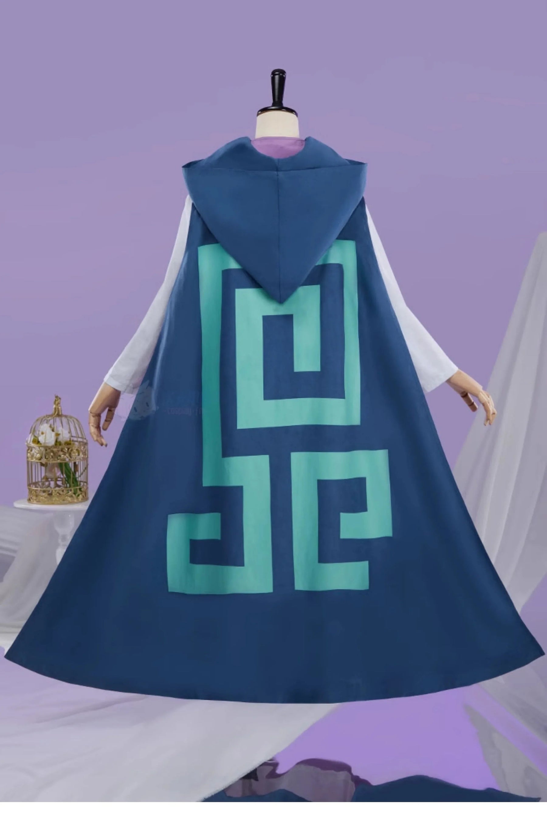 Shusheng-R Game Zelda Cosplay Princess Zelda Costume Coat, cloak, ear accessories, dress set Halloween party casual Woman Man uniform