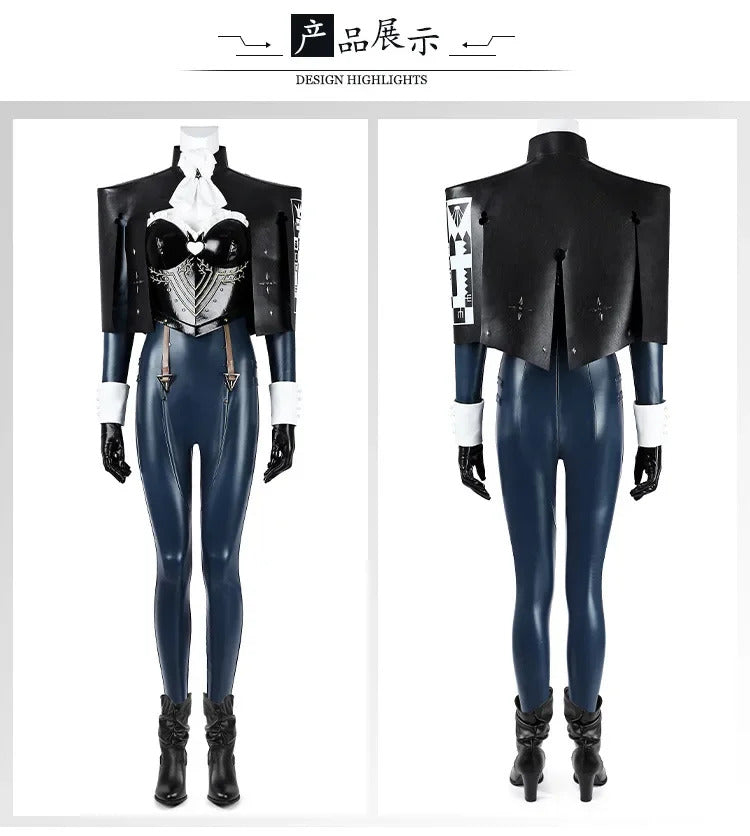 Game Metaphor:ReFantazio Ezelin Hockenberger Cosplay Costume Uniform Halloween Carnival Party Play Role Clothes Clothing