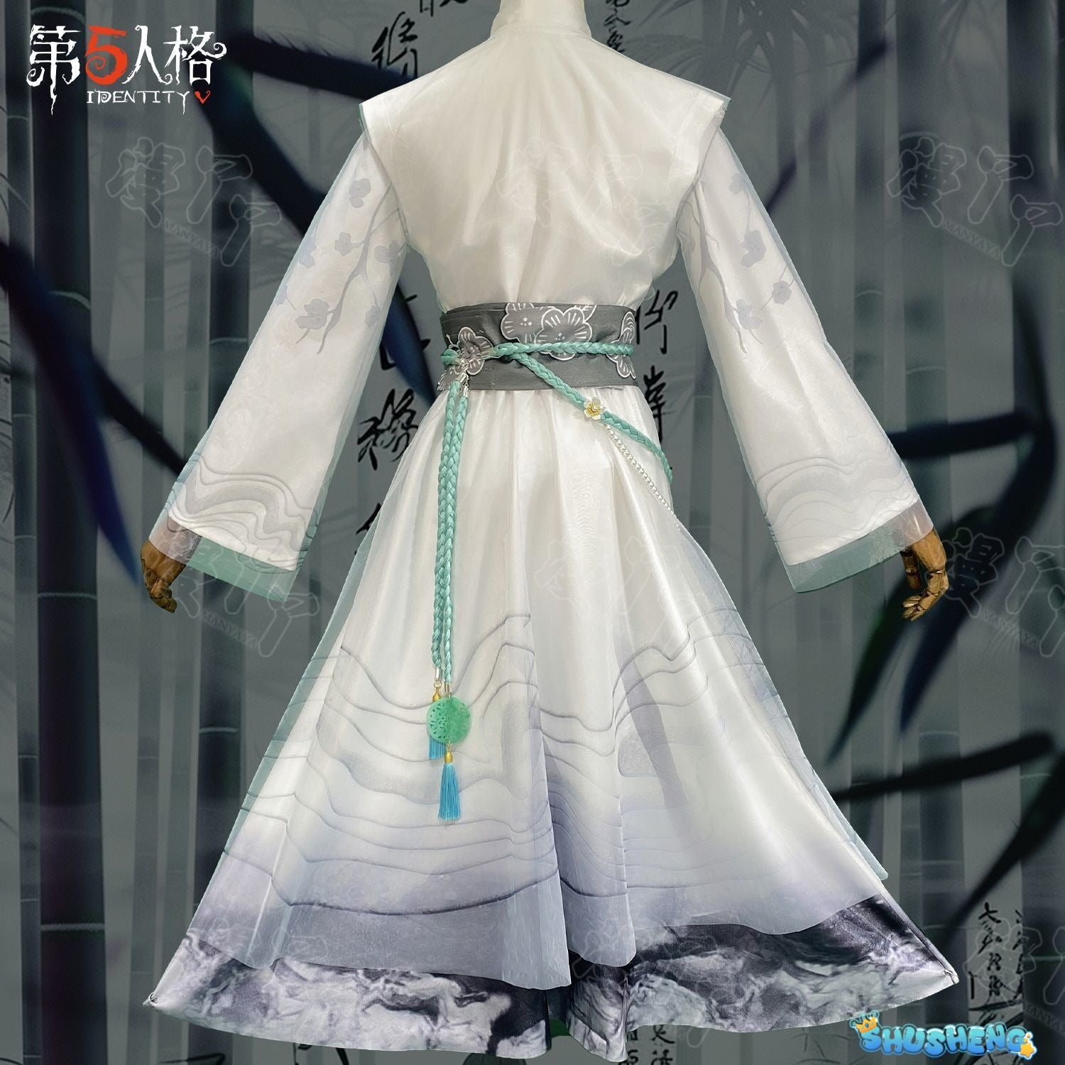Identity V Qi Shiyi Antiquarian Ink Rhyme Series Women Cosplay Costume Anime Game Roleplay Suits Carnival Holiday Party Uniforms
