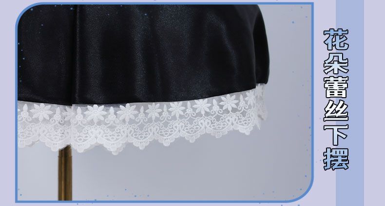 Stocking Anarchy Cosplay Panty & Stocking Black Dress Uniform Long Blue Halloween Party Outfits for Women