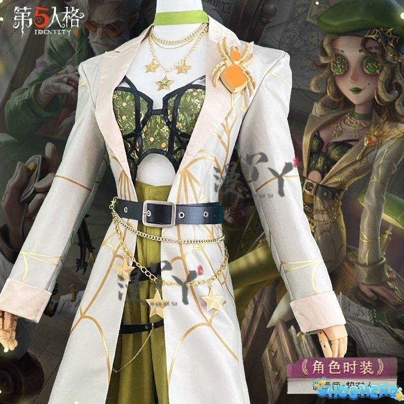 Games Identity V Demi Bourbon Cosplay Costume Barmaid Proofreader Uniform Halloween Carnival Party Christmas Play Role Clothing