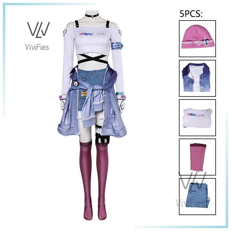 Overwatch 2 OW KIRIKO Cosplay Costume Game KPOP X OVERWATCH 2 Outfit Boots Skin KIRIKO Cosplay Sports Halloween Party Suit Girl