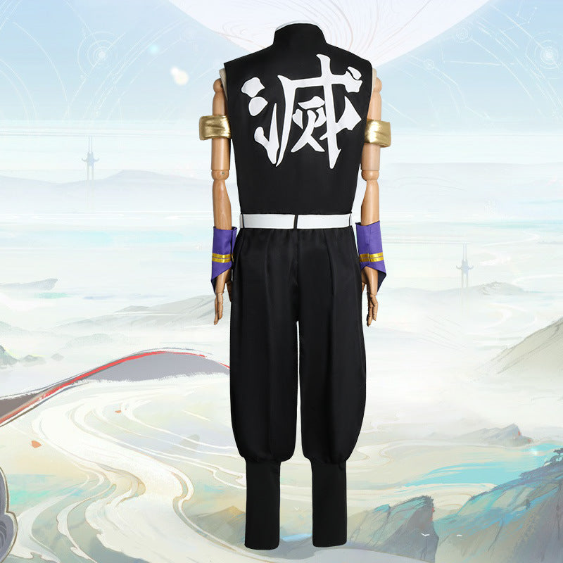 Halloween Demon Slayer c Japanese Anime os Demon Slayer Team Uniform Sound Pillar Yuuzou Tengen cosplay Clothing