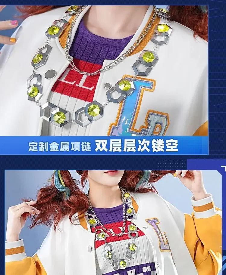 Identity Ⅴ Cheerleader Cosplay Costume Lily Ballier OPH.LILY Uniform Halloween Carnival Party Christmas Play Role Clothing