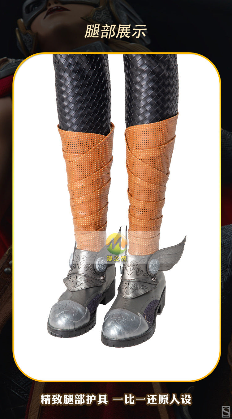 Lady Thor Jane Foster Cosplay Costume Love and Thunder Halloween Party Women's Thor Cape and Uniform Outfits