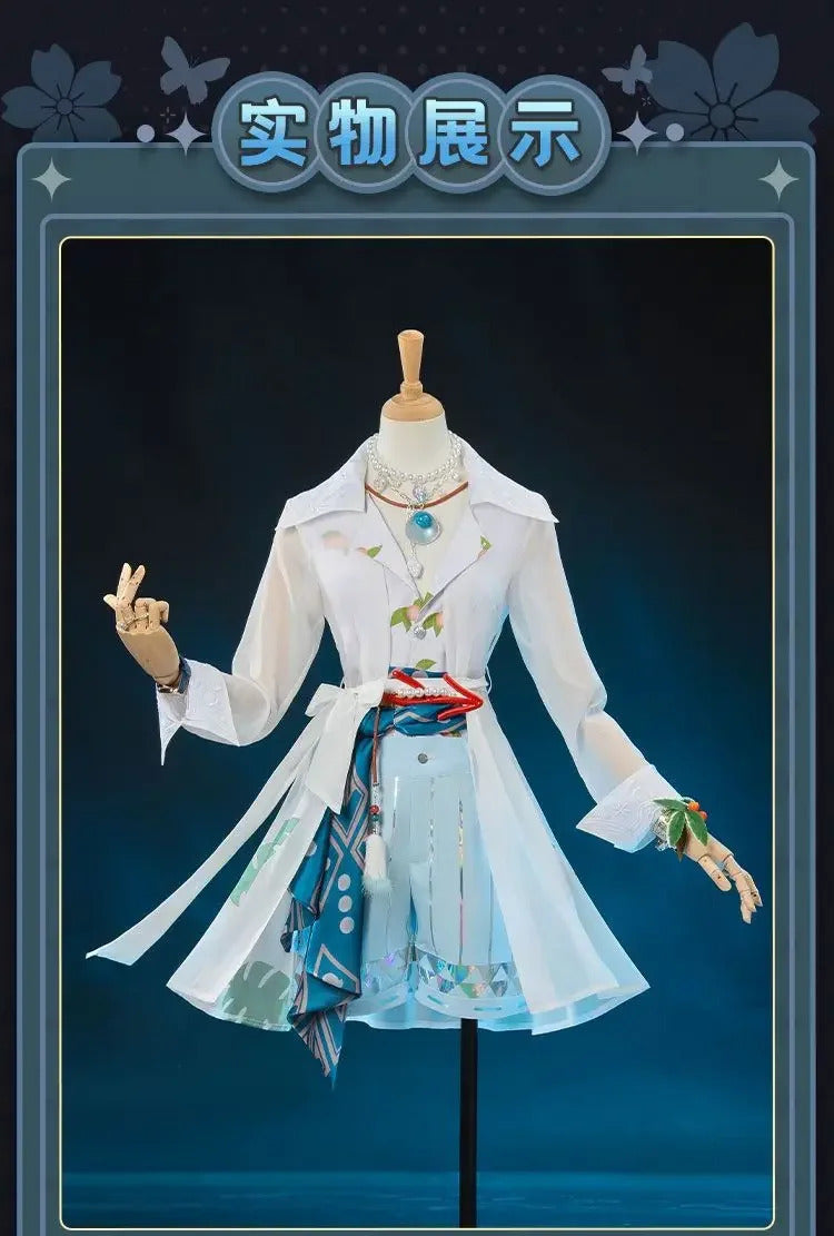 Identity Ⅴ Joseph Desaulniers Photographer Cosplay Costume Halloween summer beach casual uniform jacket shorts necklace prop set