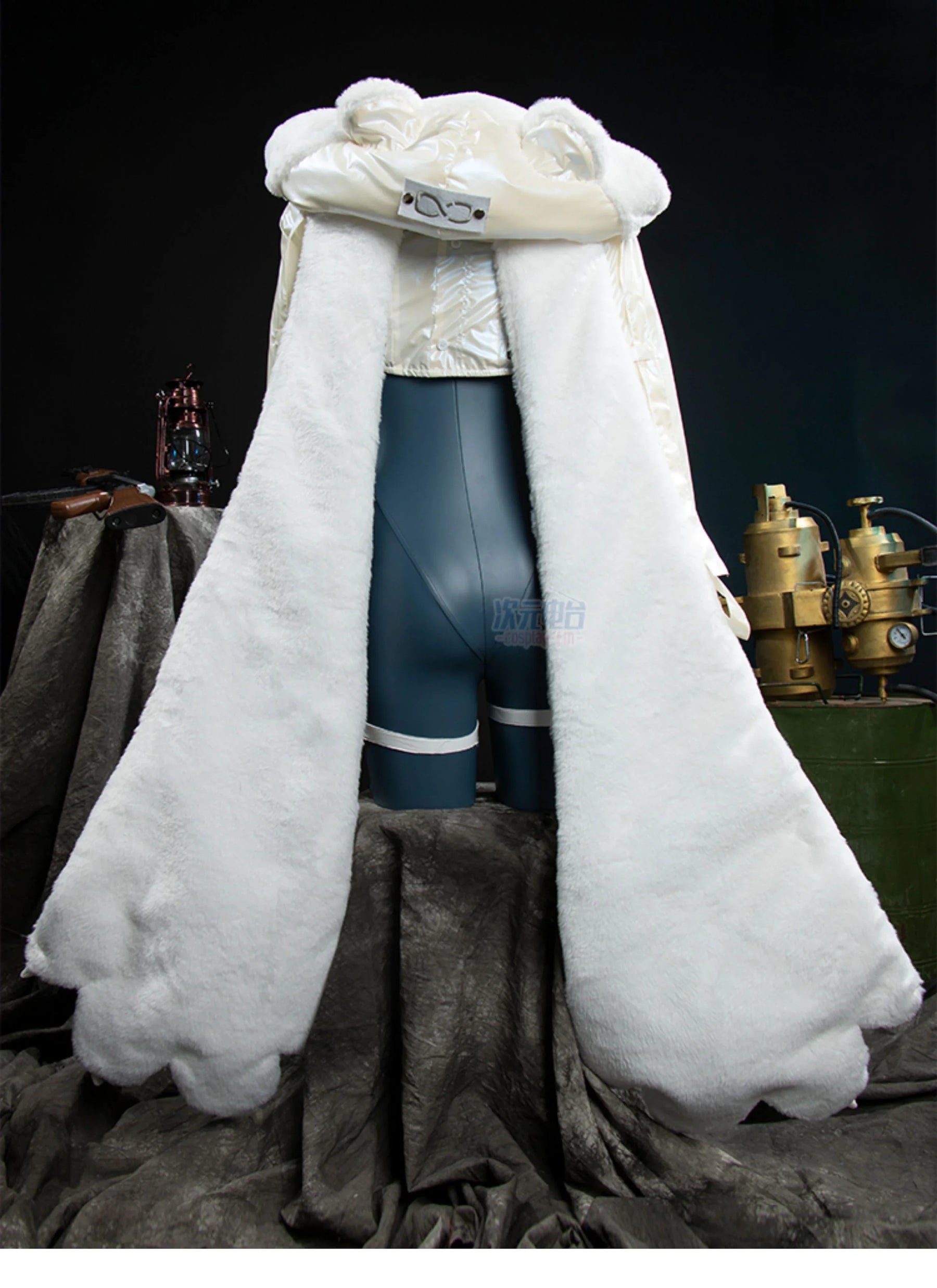 Shusheng-R Game NIKKE:The Goddess of Victory Neve Cosplay Costume Tight leather jumpsuit coat hat Halloween carnival sweet uniform Neve set