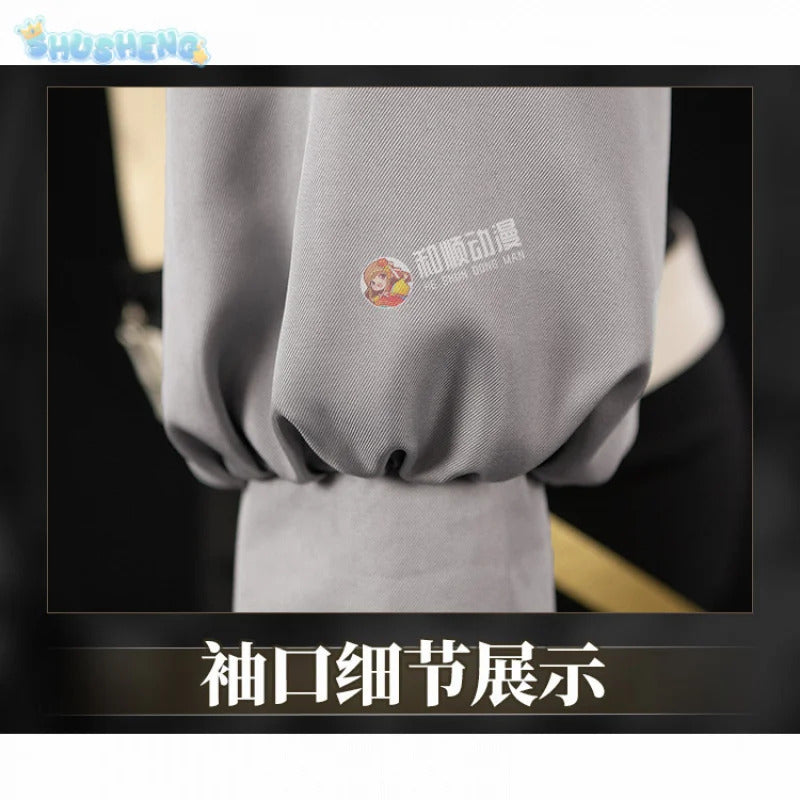 Anime GACHIAKUTA Giver Riou Cosplay Costume Coat pants belt props wig set Halloween party men's and women's casual New uniforms
