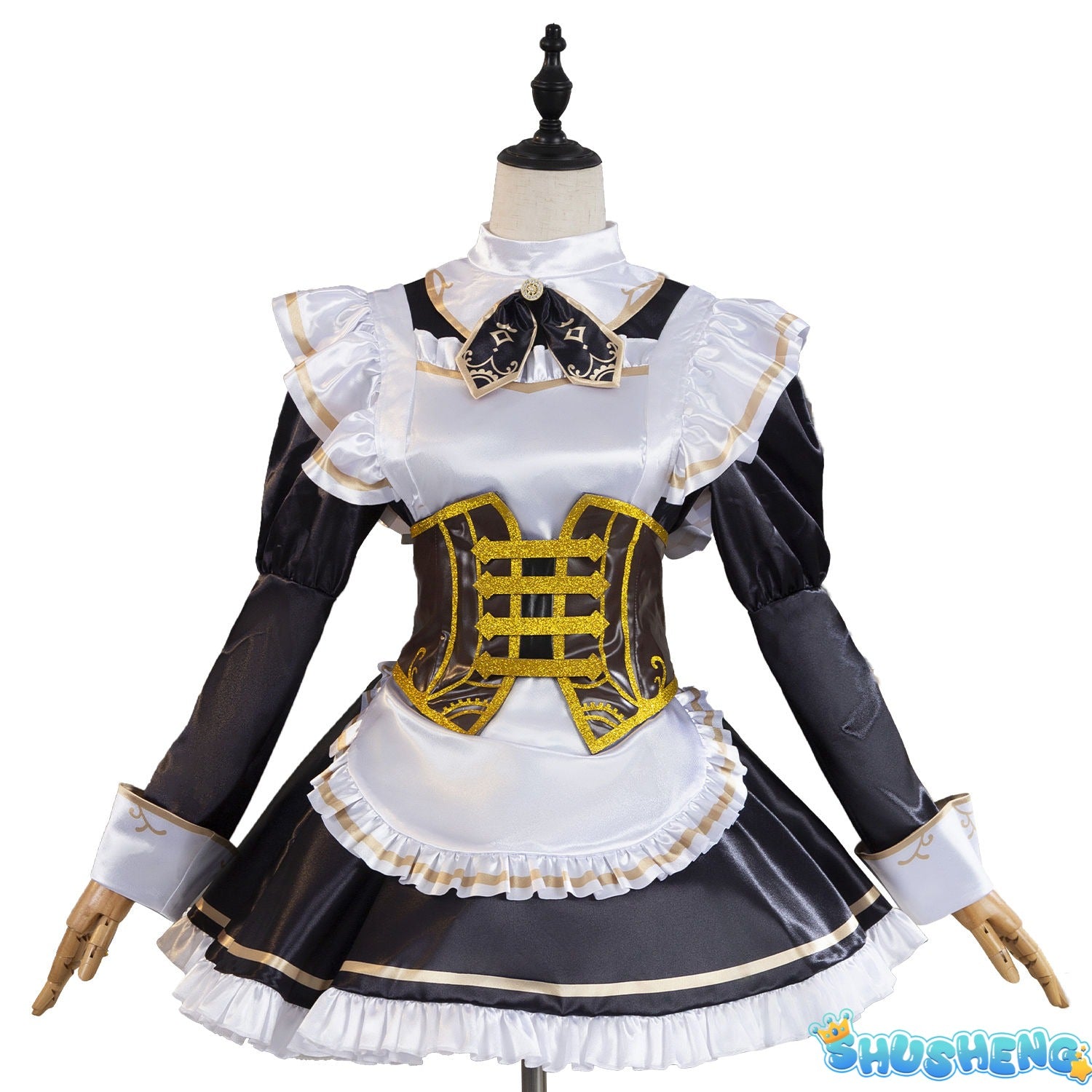 Game Identity V Gardener Emma Woods Steampunk Maid Cosplay Costume Maid Dress For Girls Halloween Costume