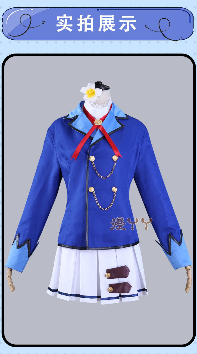 Anime Aikatsu Hoshimiya Ichigo Shibuki Ran Kiriya Aoi Cosplay Costume Starlight School JK Campus Uniform Woman Kawaii Suit