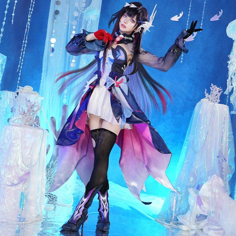 Game Honkai:Star Rail Helektra Cosplay Costume Uniform Halloween Carnival Party Christmas Play Role Clothes Clothing for Women