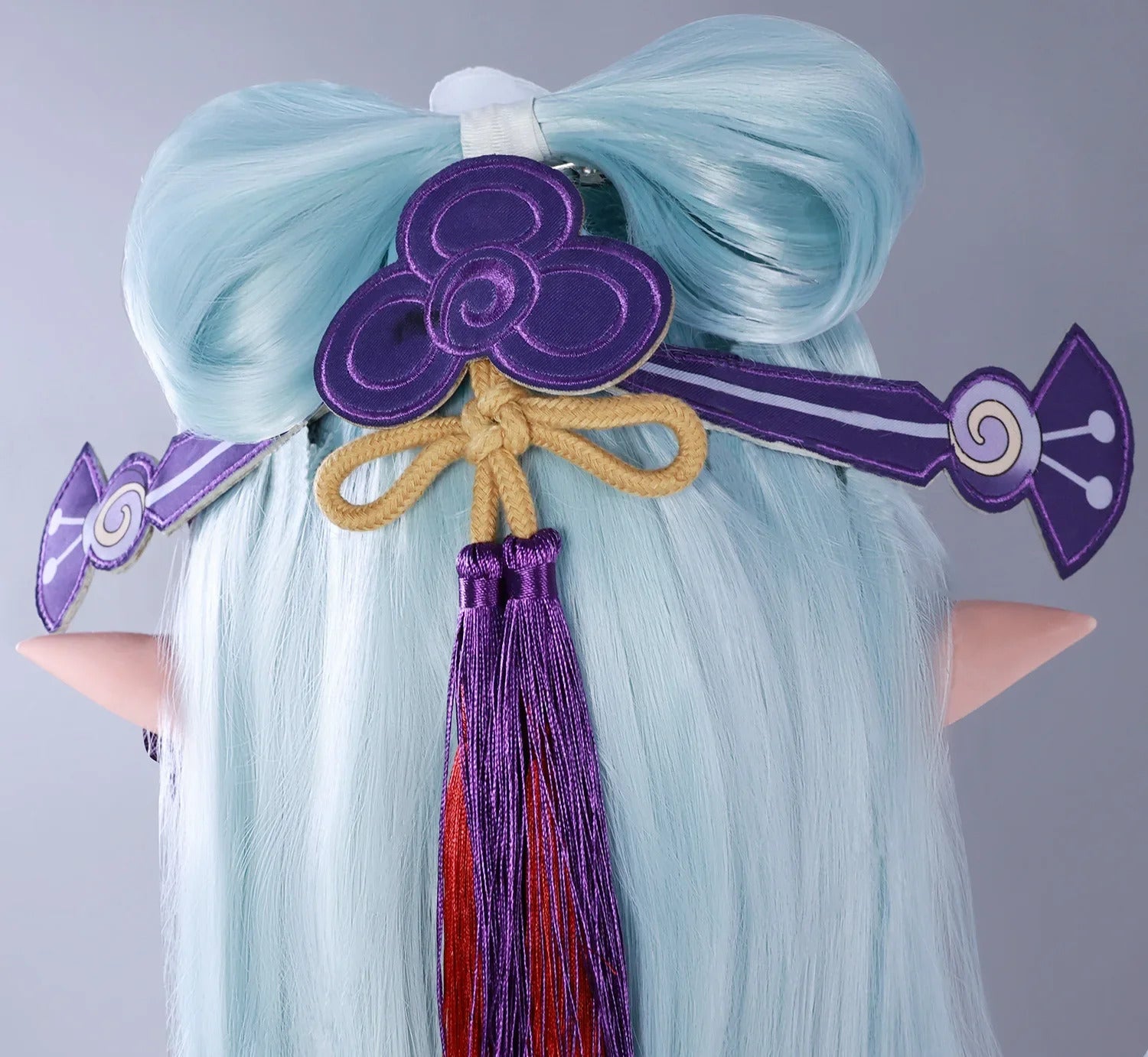 Shusheng-R Game Genshin Impact Yumemizuki Mizuki New role Cosplay Costume Wig, Ear Props, Accessories Dress Halloween Women Sexy Sweet set