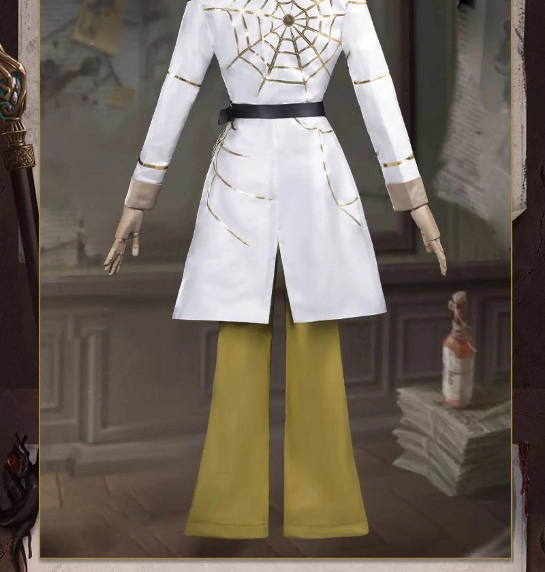 Identity V Demi Bourbon Barmaid Proofreader Skin Game Suit Vintage Fashion Cosplay Costume Halloween Party Outfit