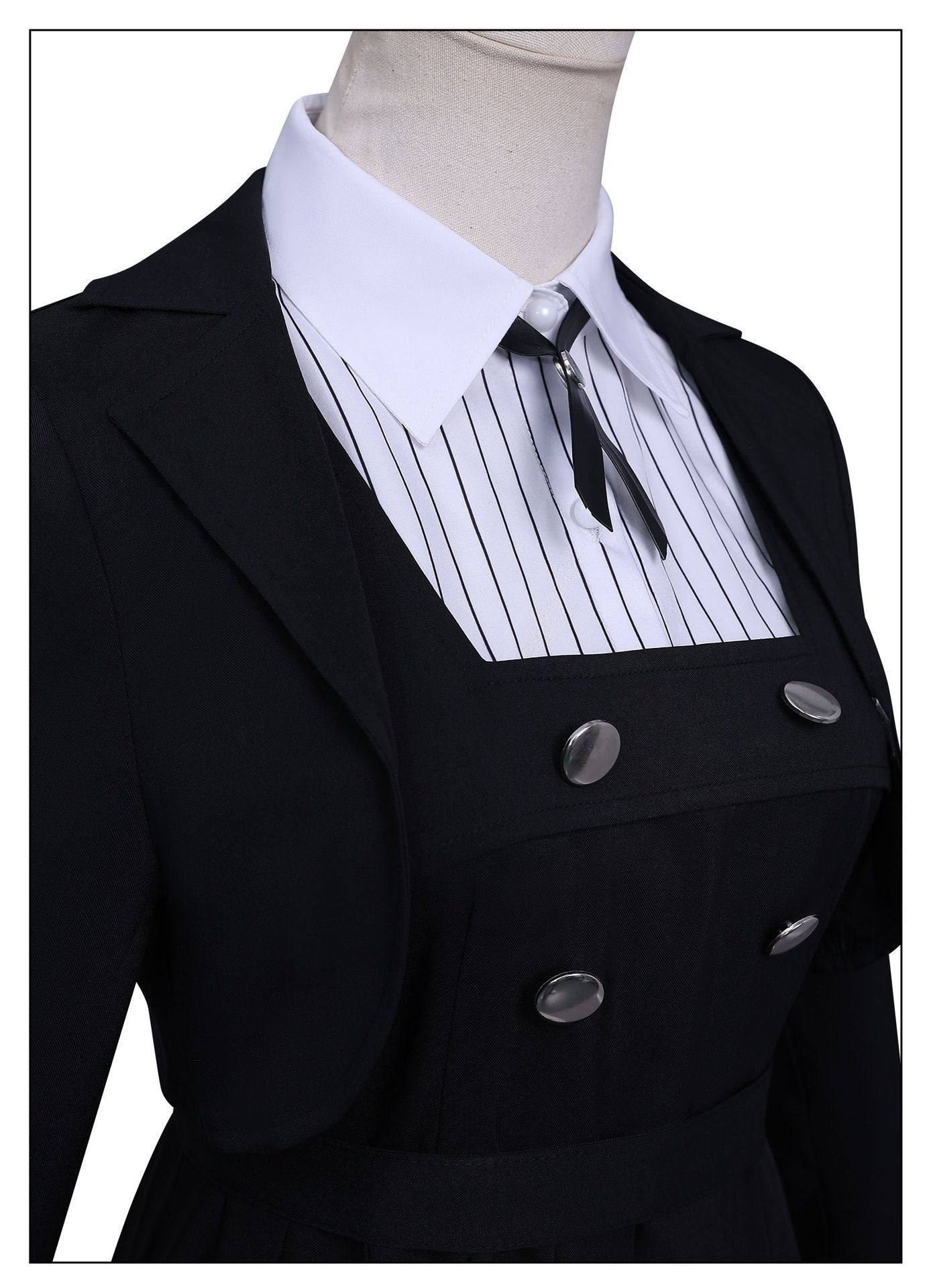 Anime Rock Is A Lady's Modesty Shiraya Tamaki Cosplay Costume Japanese JK Black School Uniform Skirt Woman Cute Campus Suit 2025