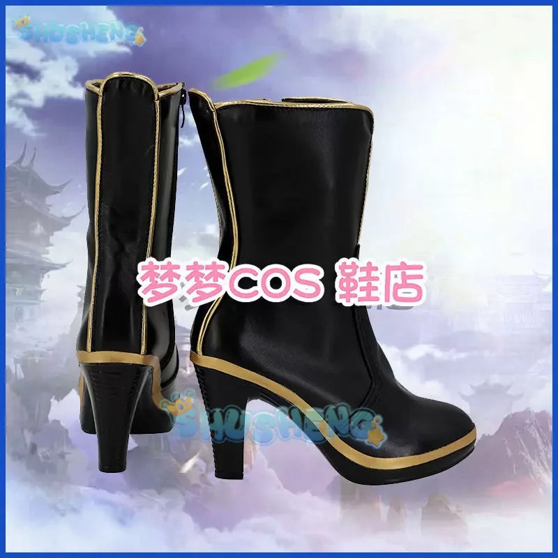 Game Wuthering Waves Baizhi Cosplay Shoes Adult Women Men Halloween Carniavl Party Props Custom Made