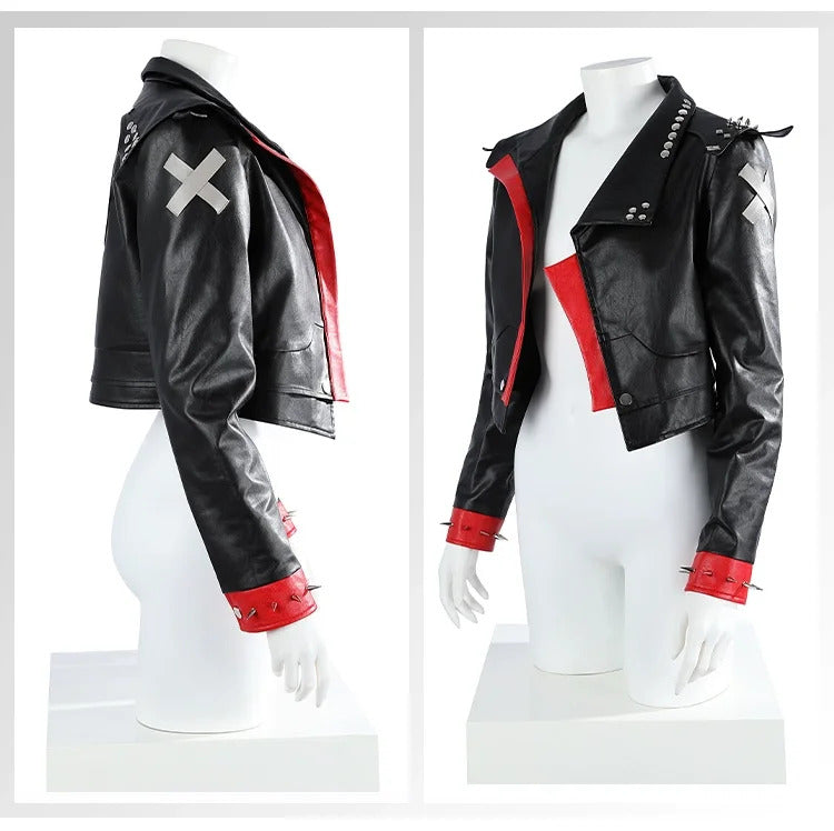 LoL Arcane:League of Legends 2 Vi Cosplay Costume Coat Uniform Hallowen Carnival Party Play Role Clothing for Women Shusheng