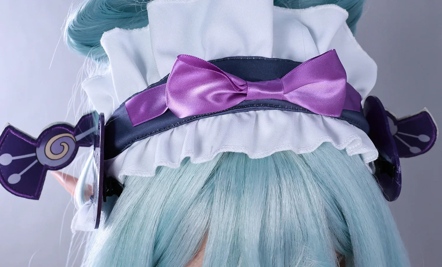 Shusheng-R Game Genshin Impact Yumemizuki Mizuki New role Cosplay Costume Wig, Ear Props, Accessories Dress Halloween Women Sexy Sweet set