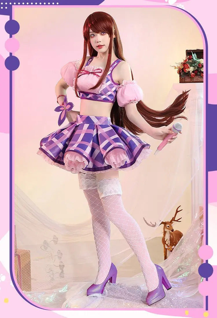 Anime Aikatsu!Cosplay shibuki ran Costume Top, skirt, socks, accessories, cute set party Christmas girl gift set for sale New