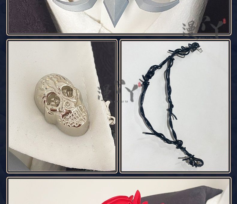 Prisoner/Luca Balsa Cosplay Game Identity V Costume The Official Halloween Concert Daily Outfit Party Role Play Clothing