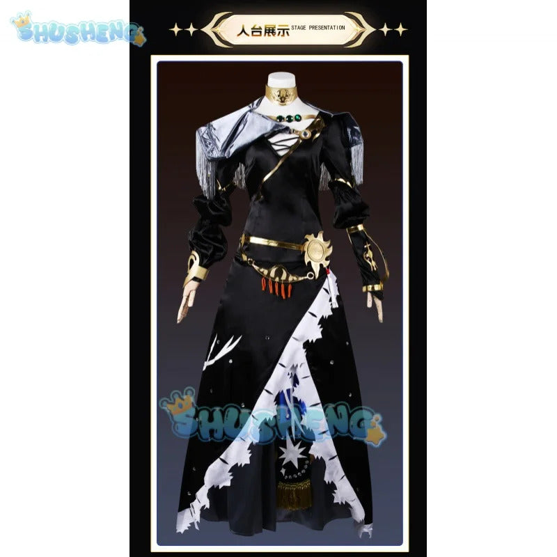 Final Fantasy XIV FF14 Astrologian Cosplay Costume Halloween Carnival Costume Support Customization