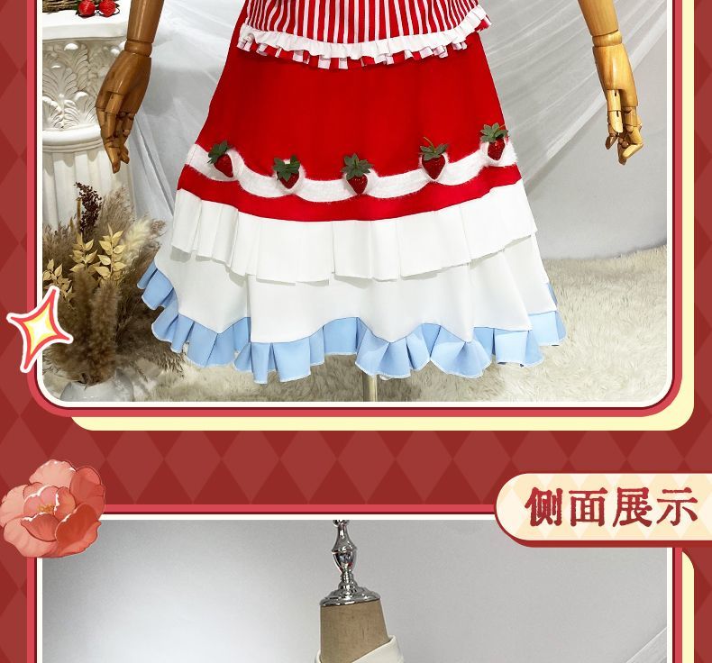 Identity V Grace Naiad Game Suit Sweet Lovely Maid Dress Cosplay Costume Halloween Party Role Play Outfit Women