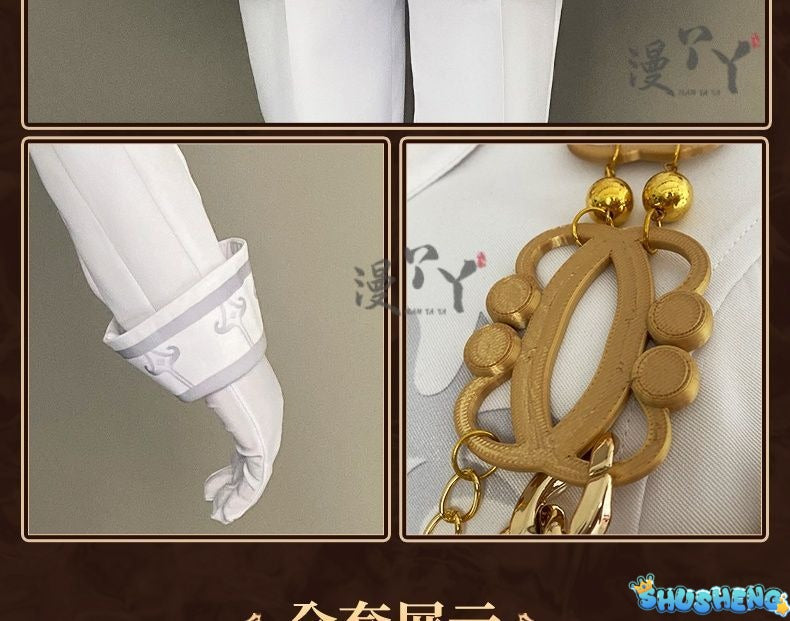 Identity Ⅴ Joseph Desaulniers Photographer Cosplay Costume Halloween party glamorous uniform accessorie props wig men women Set