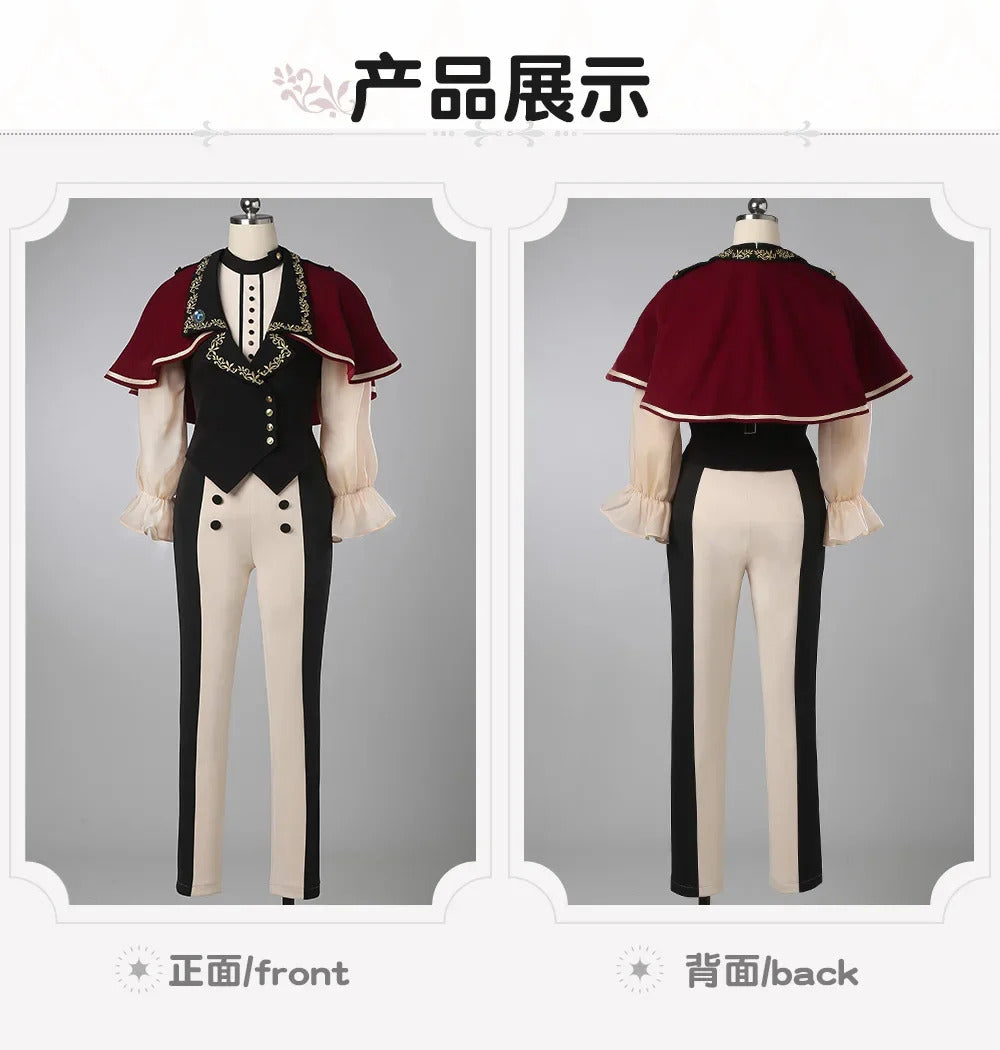 Shusheng-R BanG Dream!Ave Mujica Umiri Yahata Cosplay Costume Timoris Uniform Halloween Carnival Party Christmas Play Role Clothes