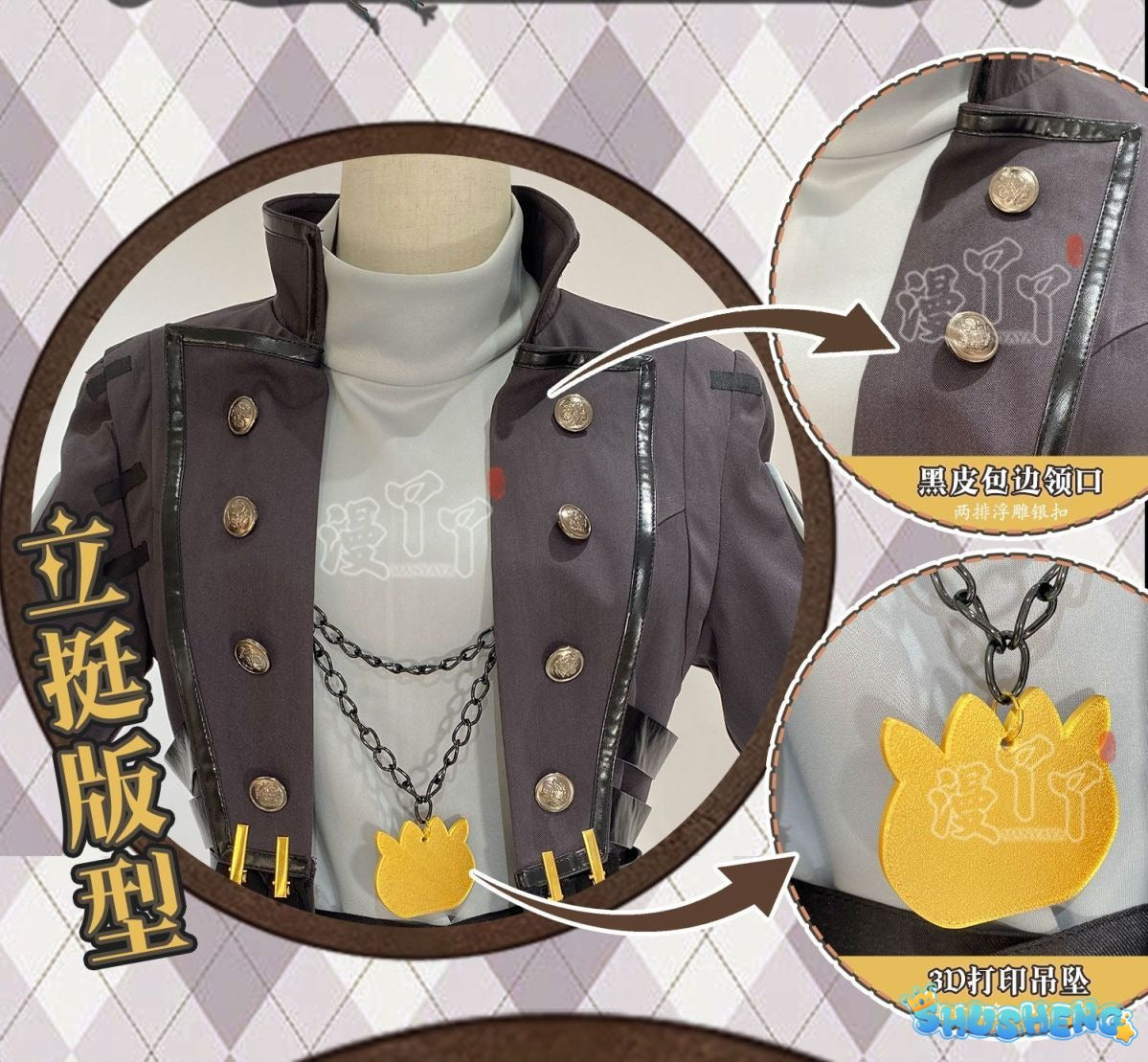 Aesop Carl Cosplay Costume Game Identity V Embalmer Cosplay Suit Party Clothing Halloween Carnival Uniforms Custom Made