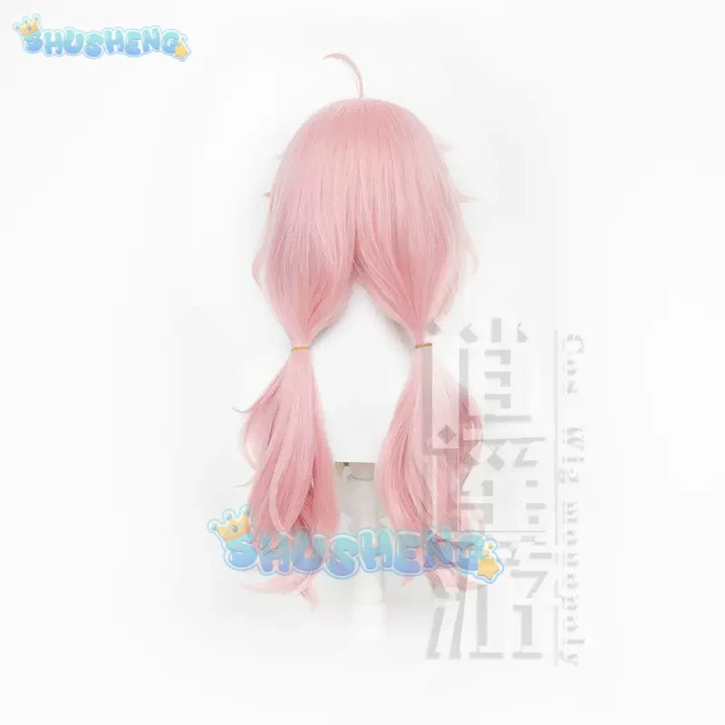 Encore Cosplay Wig Game Wuthering Waves Pink Hair Heat-resistant Fiber Hair Wig Cap Playable Fusion Congenital Resonator