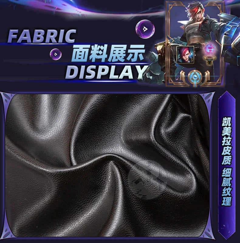 Shusheng LoL Arcane Season 2 Vi Cosplay Costume Uniform Halloween Carnival Party Christmas Play Role Clothes Clothing for Women