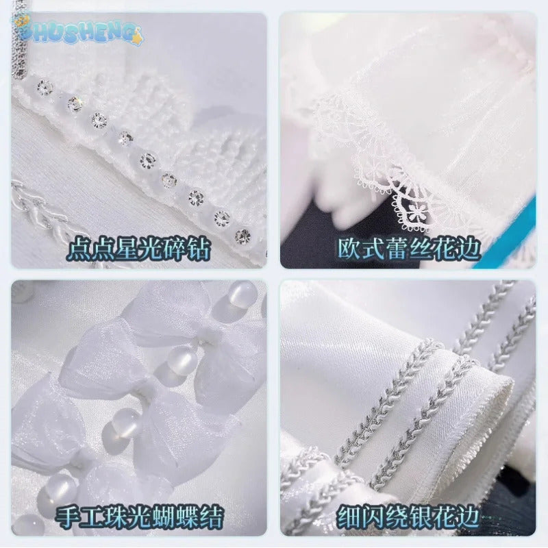 Anime Miku Cospaly miku Costume Jumpsuit skirt leg, tie socks headwear, props accessories complete set Halloween women uniform
