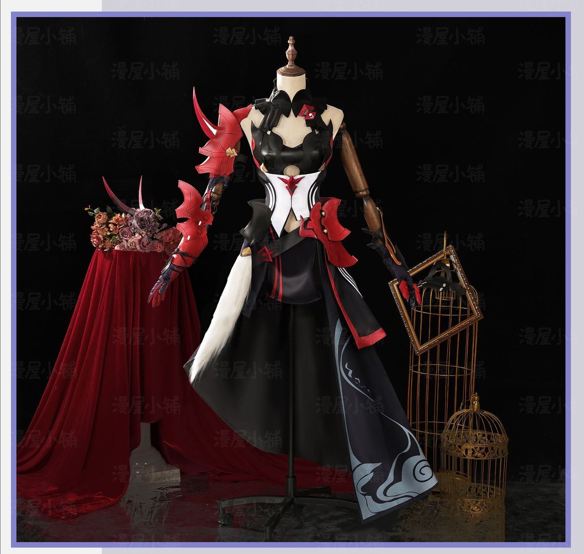 New Anime Honkai Impact 3 Raiden Mei Cosplay Horns Halloween Devil Horns Barrettes Cosplay Hair Clip Headdress Costume Masquerade