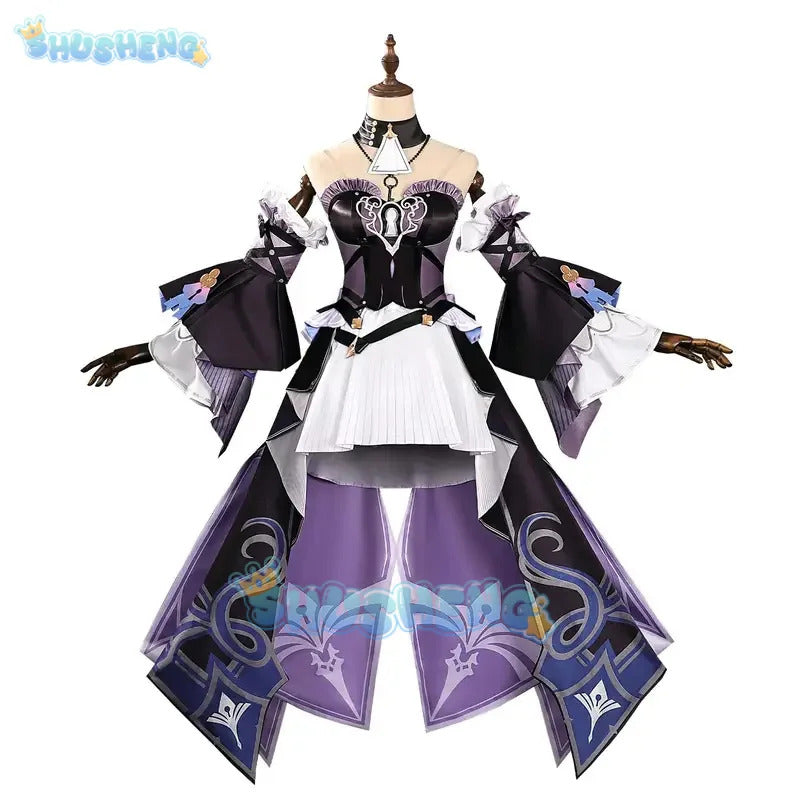 Shusheng Game Honkai Star Rail The Herta Cosplay Costume Herta Outfit Role Play For Halloween Carnival Prop Adult Women Men
