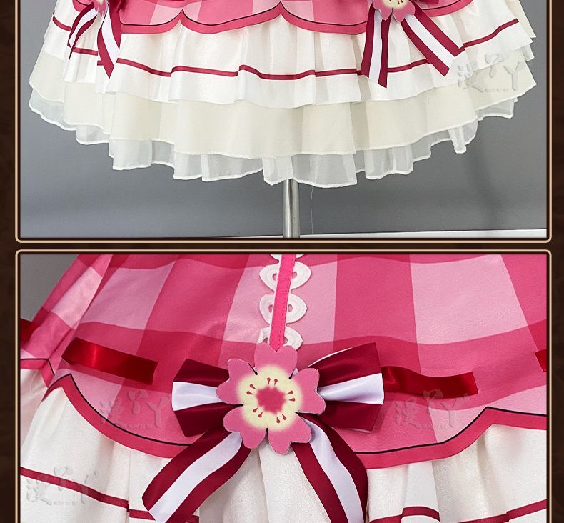 Anime Aikatsu Hoshimiya Ichigo Cosplay Costume Uniform Halloween Party for Women Men Carnival Props