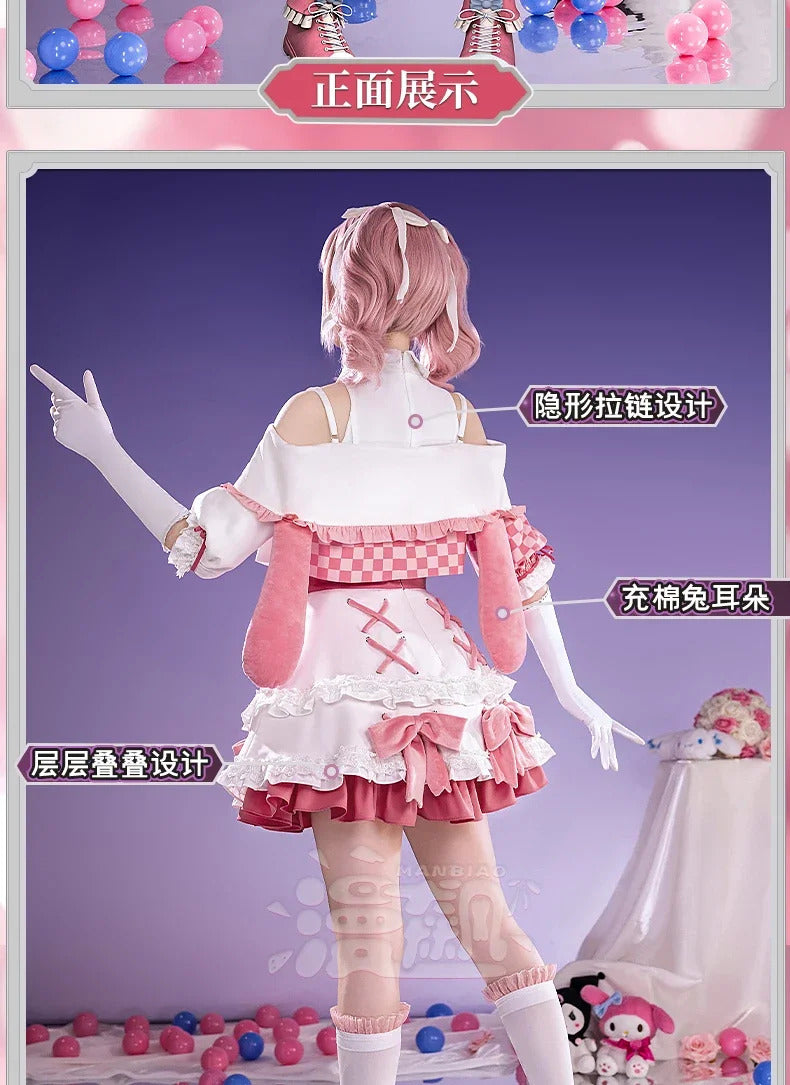 Girls Band Cry Nina 486 Tomo Hina Cosplay Costume Uniform Halloween Carnival Party Christmas Play Role Clothes Clothing