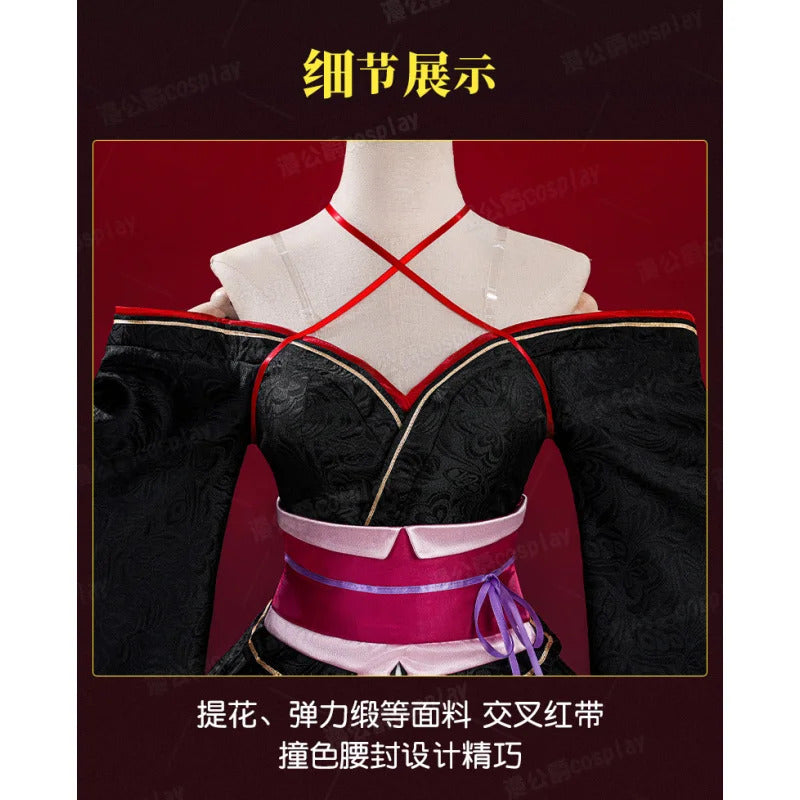 New Unbreakable Machine-Doll Yaya cosplay costume Halloween Party Sweet Woman Kimono Dress Headwear Socks Props Wig Uniform Set