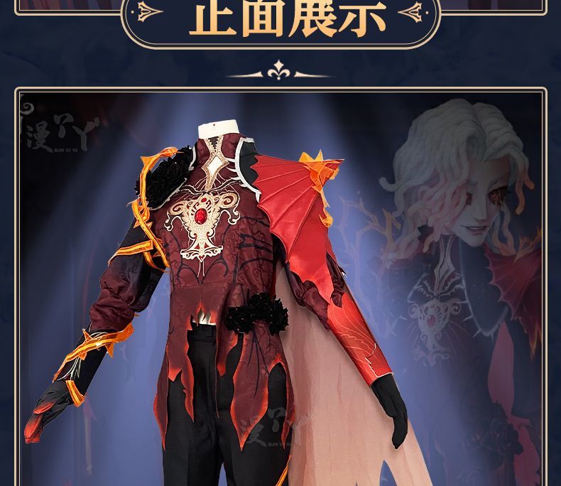 Game Identity V Mechanic Red Knight Cosplay Costume Richard Sterling Cosplay Suit Halloween Uniform Anime Clothing Custom Made