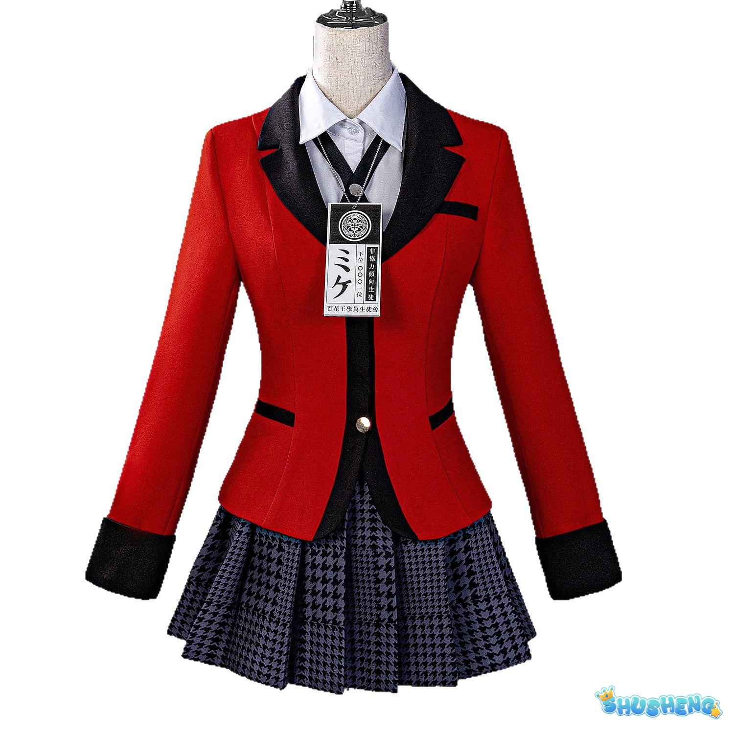 Anime Kakegurui Jabami Yumeko Cosplay Costume Halloween Sayaka Compulsive Gambler Japanese School Girls JK Uniform Halloween Cos