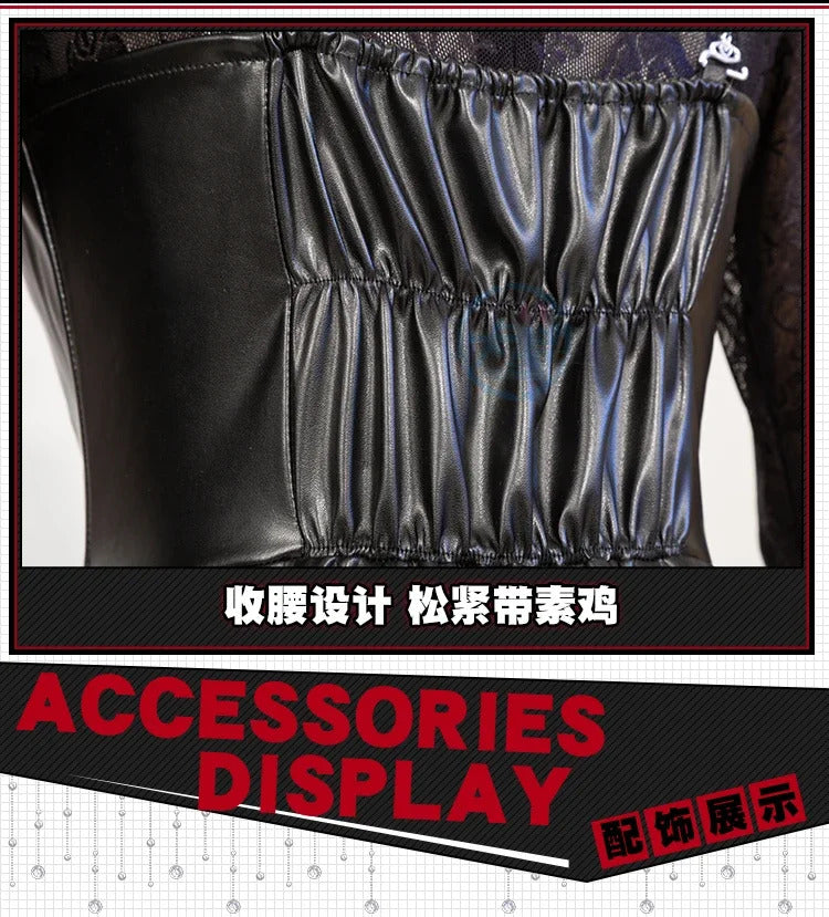 Anime Sakamoto Days Osaragi Cosplay Costume Dress Veil Stocking Assassin Taro Sakamoto Halloween Party for Women Prop