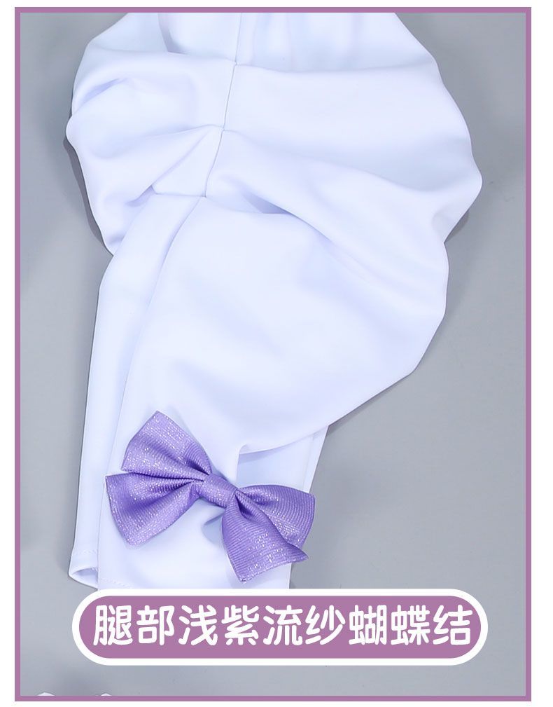 Anime Re:Zero Emilia Cosplay Costume Wigs Suit Coser Halloween Party Role Play Outfit Dress