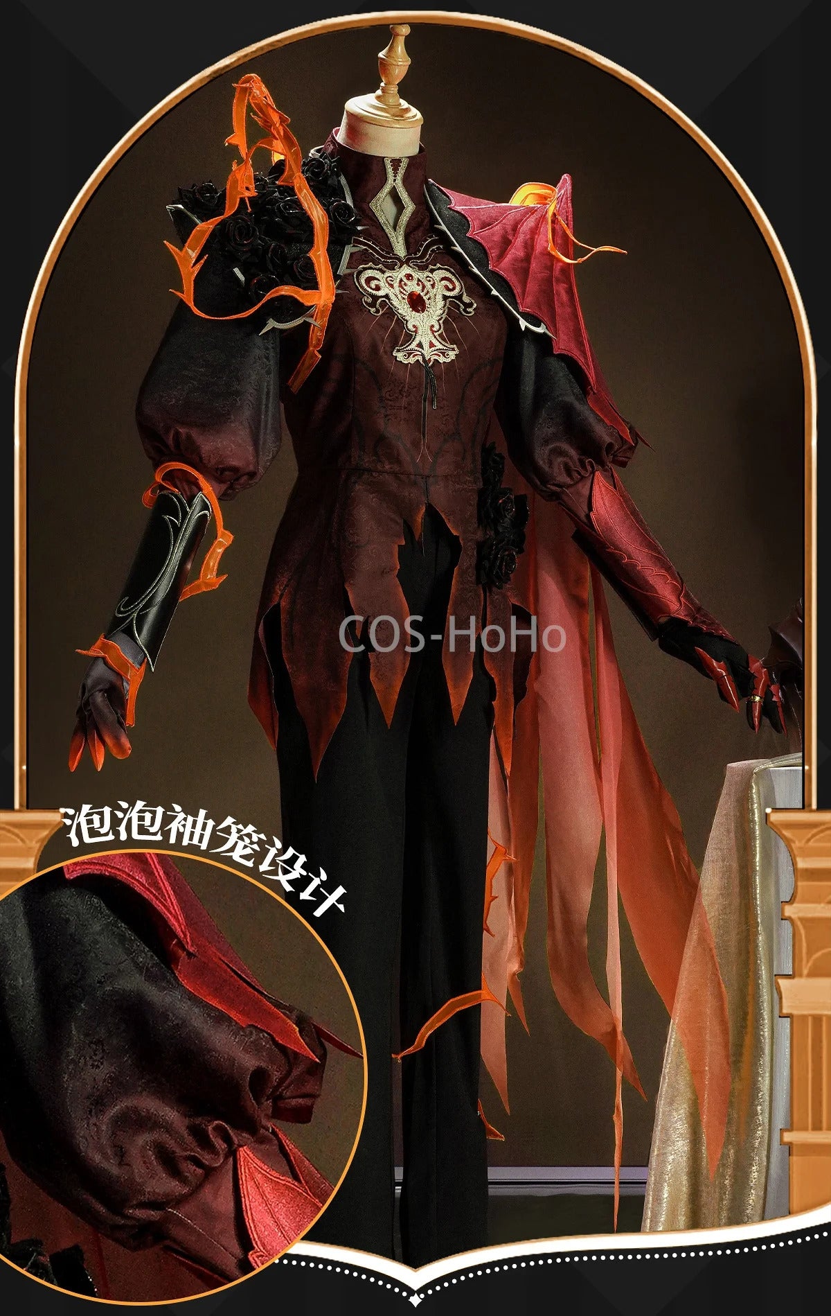 Shusheng-R COS-HoHo Identity V Knight Rare Fashion Game Suit Handsome Uniform Cosplay Costume Halloween Party Role Play Outfit Men S-XXL