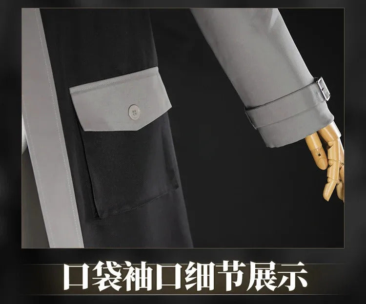 Anime Gachiakuta Enjin Cosplay Costume Uniform Earrings Choker Akuta Cleaners Halloween Party for Women Men Carnival Prop