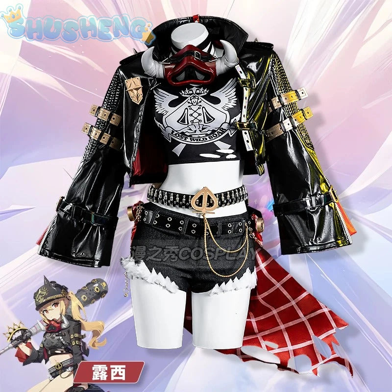 Shusheng-R Game Zenless Zone Zero Lucy Cosplay Costume Fashion Sweet Combat Uniforms Full Set Carnival Party Role Play Clothing New