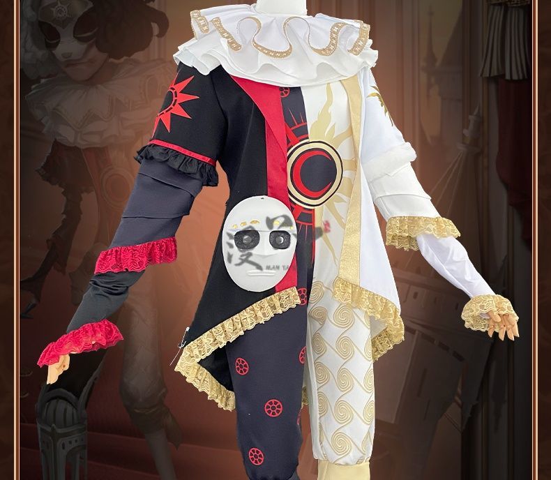 Weeping Clown Cosplay Game Identity V Joker Fashion Costume Anime Women Men Cute Suit Role Play Clothing Halloween Suit