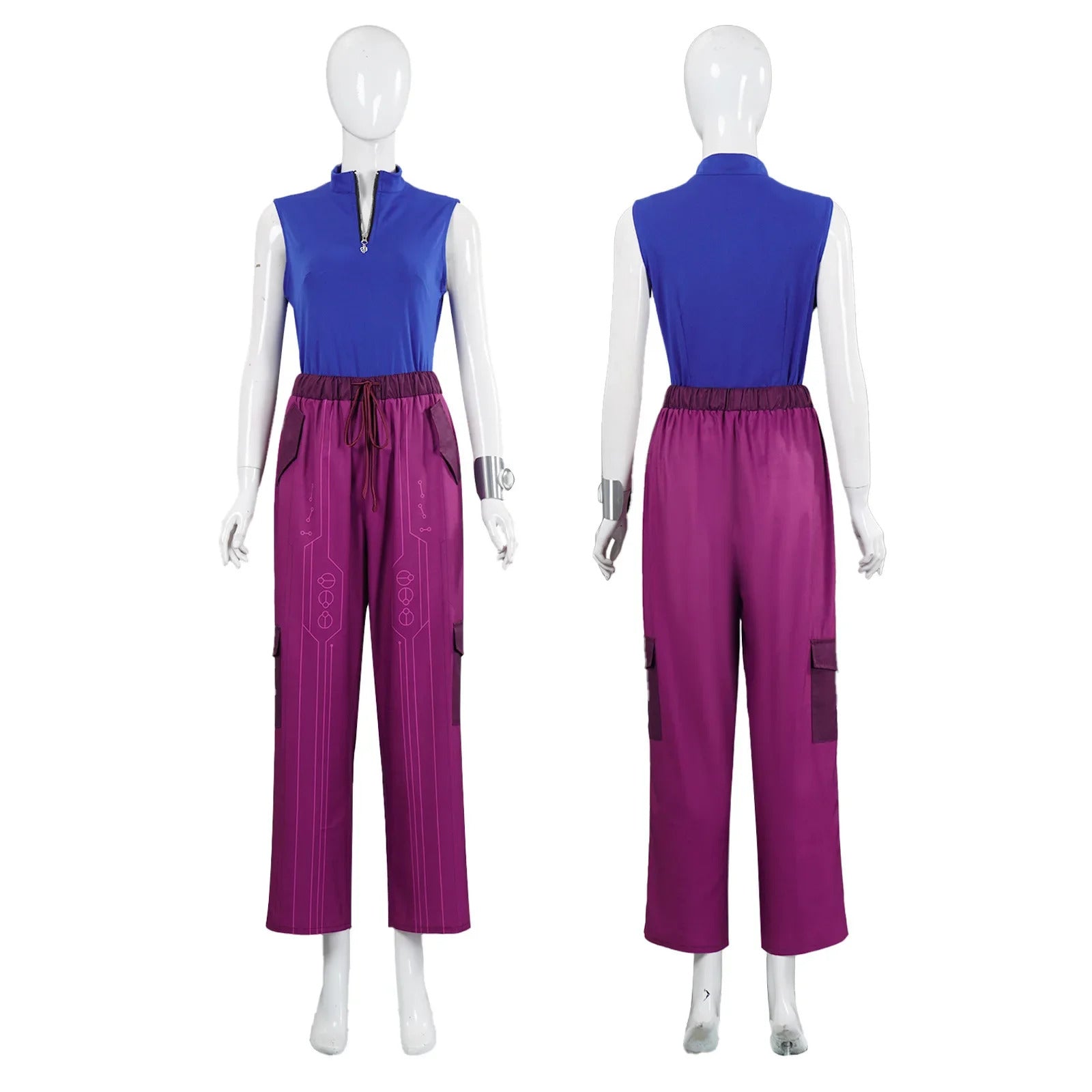 Emerson Andrea Suzi Mary Beth zombie cospaly costume Halloween party full set fantasy uniforms men women adults children suit