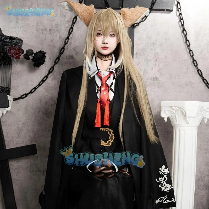 Arknights Vulpisfoglia Cosplay Costume Uniform Halloween Carnival Party Christmas Play Role Clothes Clothing for Women