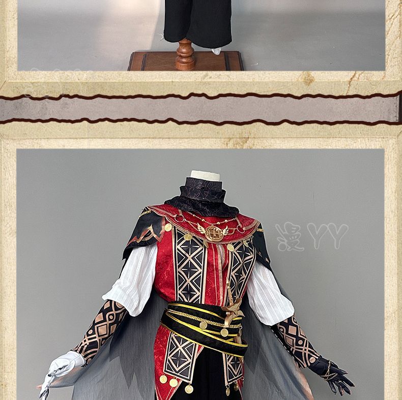 Norton Campbell Cosplay Costume Game Identity V Prospector Cosplay Suit Party Clothing Halloween Carnival Uniforms Custom Made